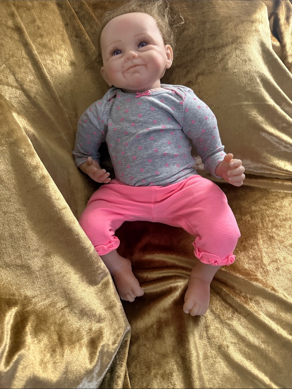 2010 Andrea Arcello Toddler Baby Boy Girl Reborn 19" Realistic Doll